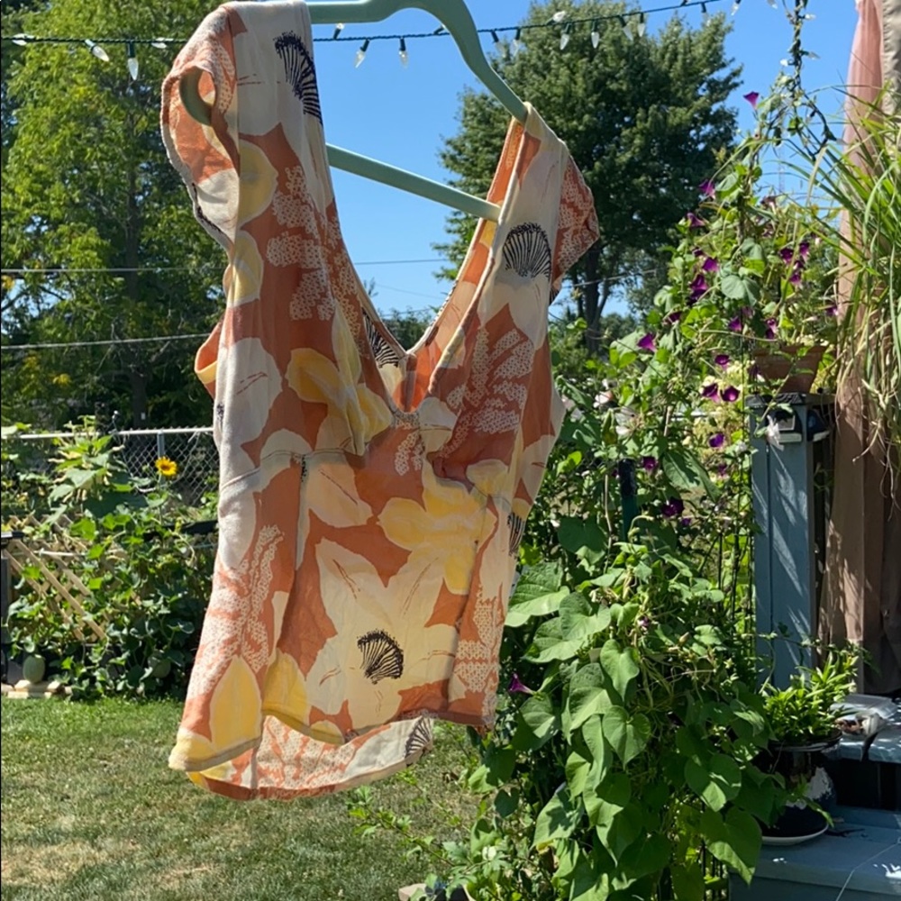 Free People floral top